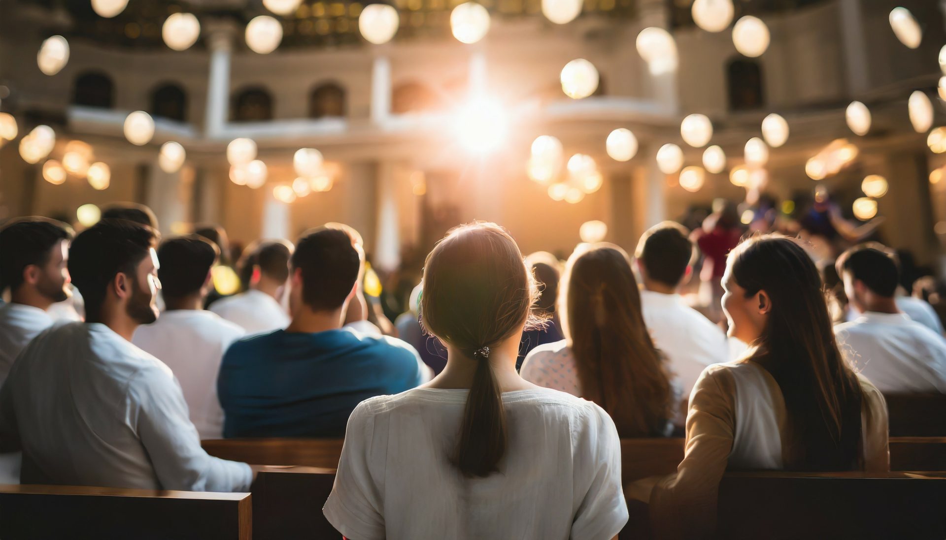 Crowd in Church